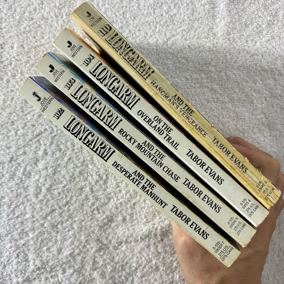 Vintage Longarm Action Western Romance Novel x4 - Picture 11 of 14